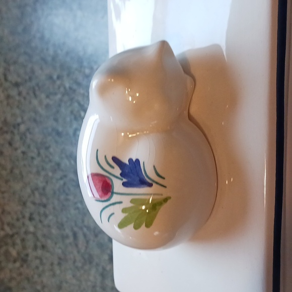 Home Vingage Cat Trinket  Box Signed - Picture 4 of 8